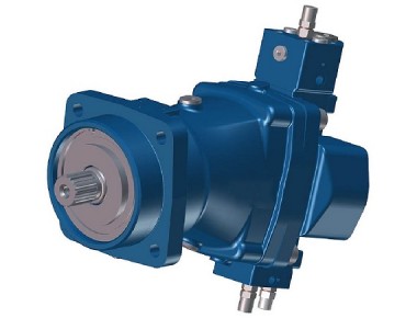 Động cơ piston hướng trục, lưu lượng điều khiển được, trục xiên